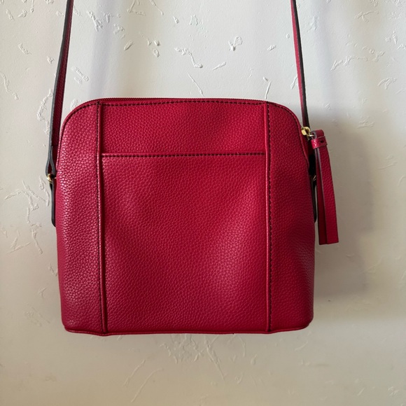 NWOT Liz Claiborne Monica Red Crossbody Bag - Picture 2 of 6